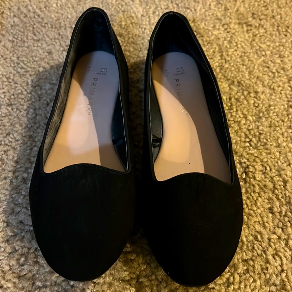 Primark black ballerina flats